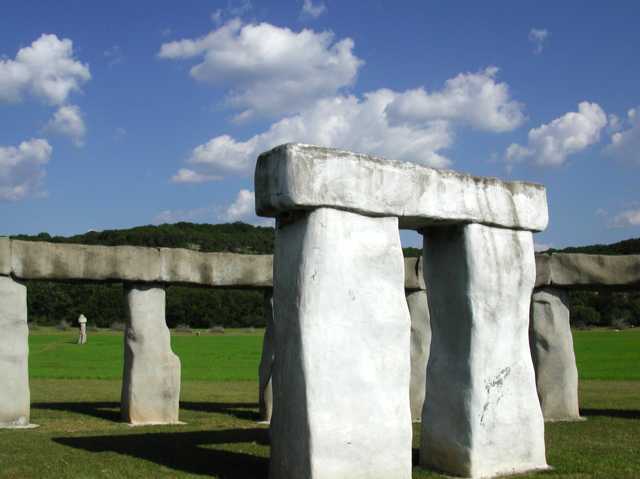 stonehenge in Hunt, Texas