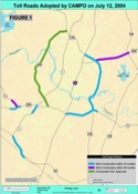 Proposed tollroads map