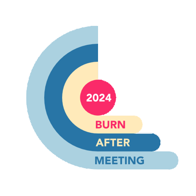 Burn After Meeting logo